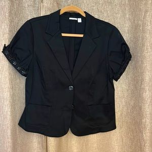 Apt 9 short Sleeve Blazer Black size 13